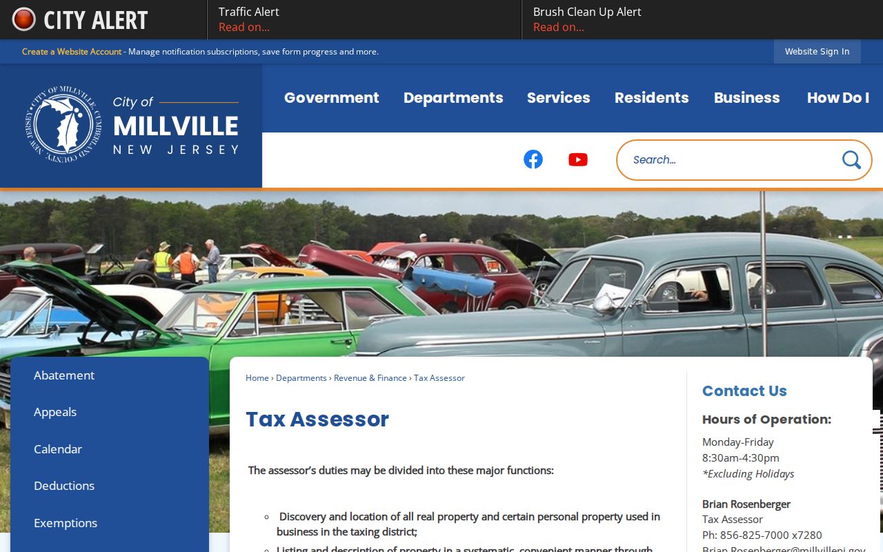 Millville criminal records police department information