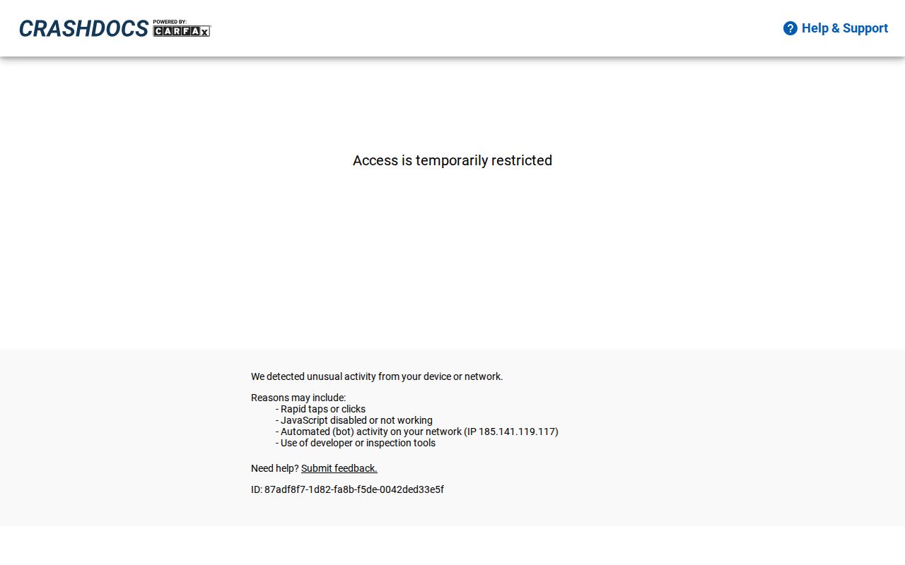 Vineland criminal records CrashDocs report channel